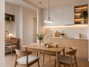 interior custom scandinavian educity surabaya kitchen set
