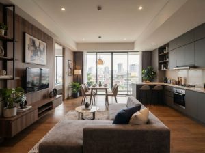 Custom Interior Apartemen Modern Apartemen Anderson Surabaya