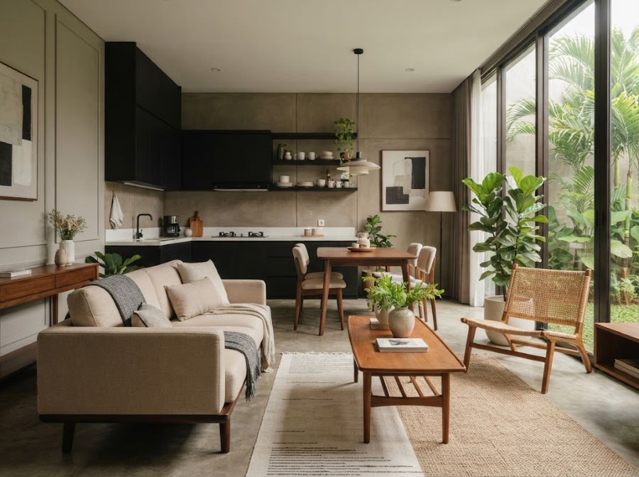 Desain Interior Minimalis Gubeng