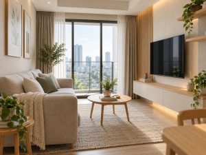 Interior Apartemen Scandinavian Surabaya