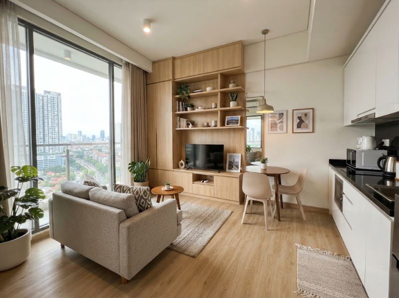 Interior Custom Minimalis Apartemen Anderson Surabaya