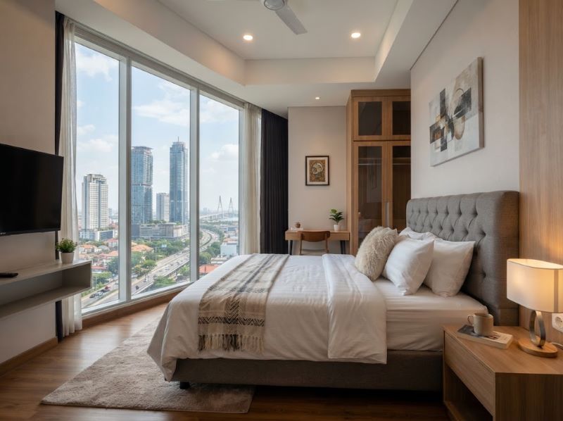 Interior Kamar Apartemen Trans Icon Surabaya Terjangkau
