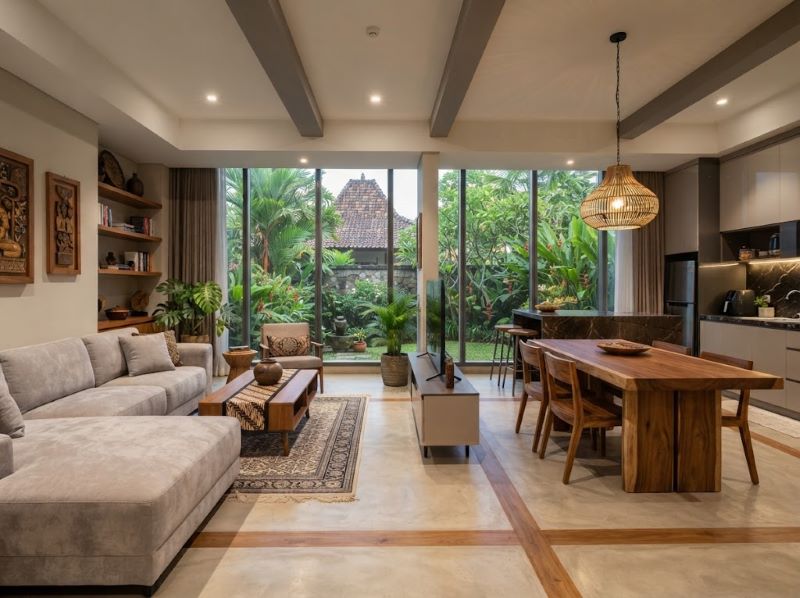 Interior Rumah Modern Surabaya Pusat