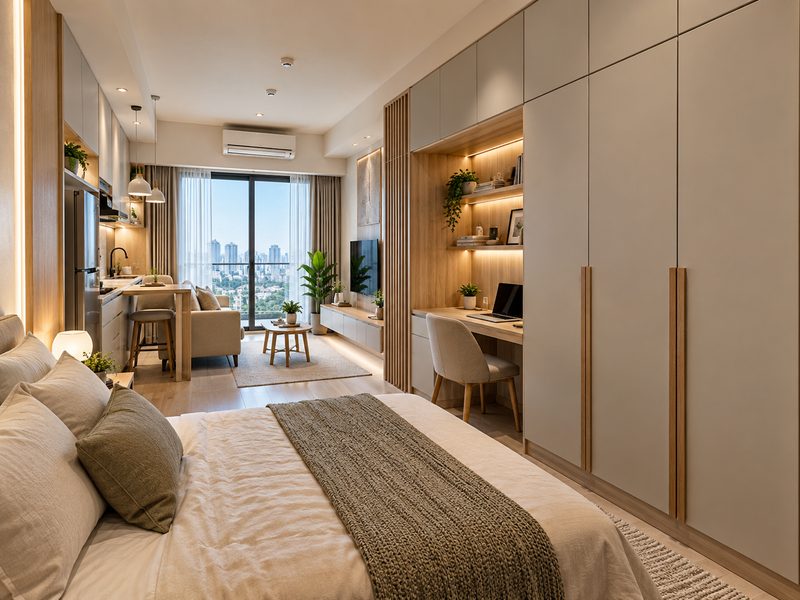 Interior custom apartemen Anderson Surabaya