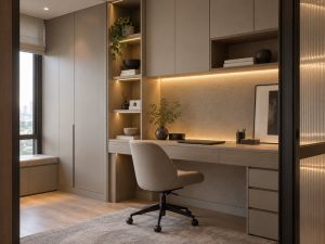 Paket interior kantor profesional Apartemen Puncak