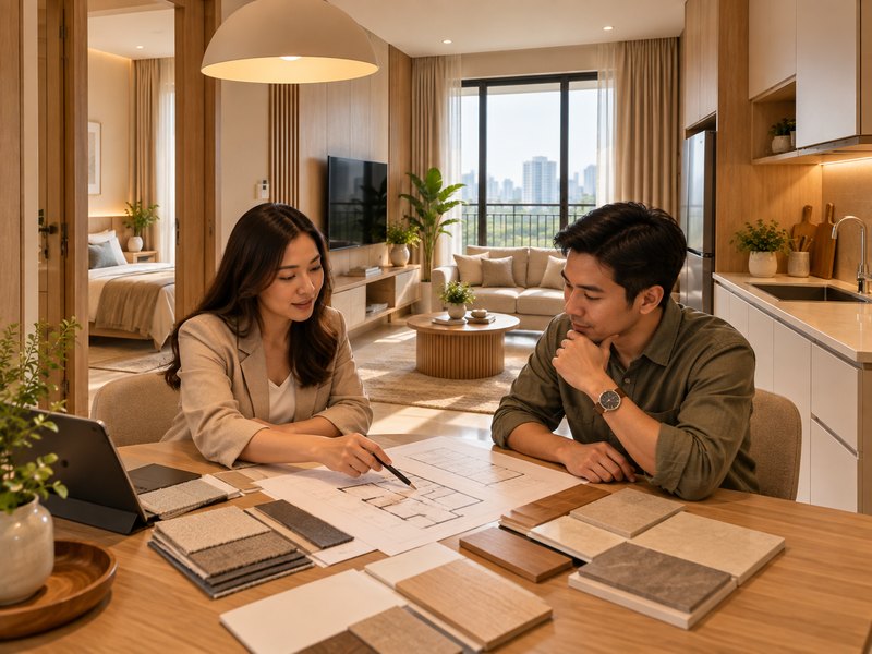 konsultasi harga interior apartemen gresik