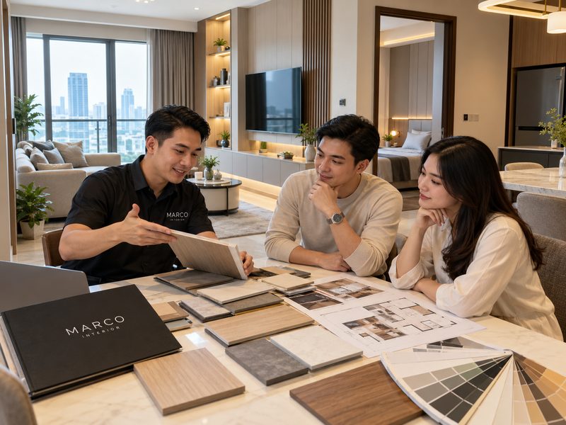 paket interior rumah murah apartemen trans icon