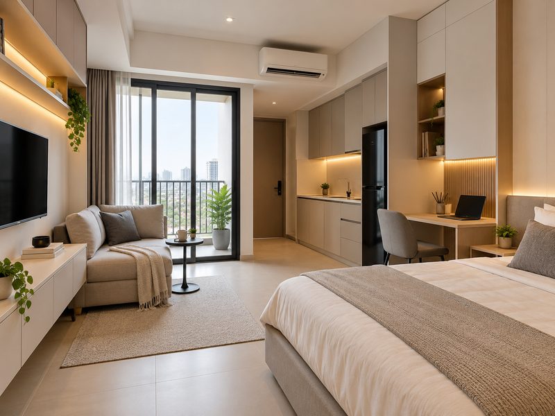 Apartemen sewa dengan Interior Custom Cepat Surabaya Timur