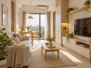 Interior Apartemen Scandinavian Wonokromo