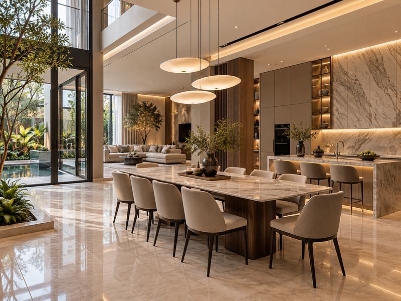 Interior rumah premium Surabaya dengan finishing modern