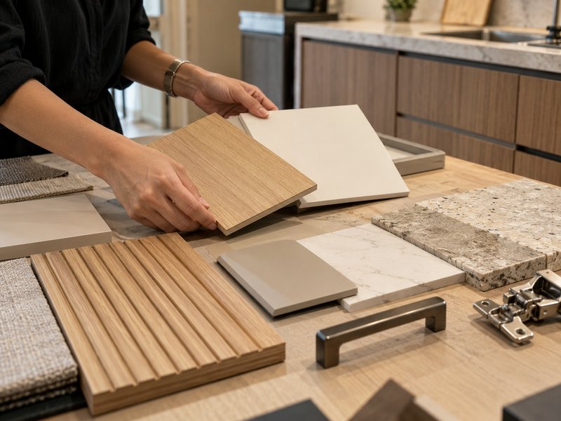 Pemilihan material interior hemat Wonokromo