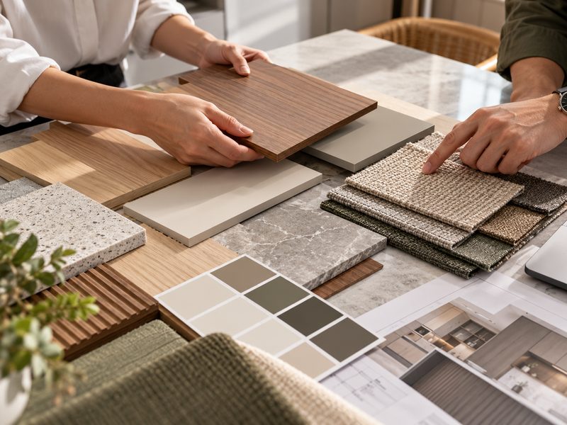 Pilihan material Interior Custom Wonokromo