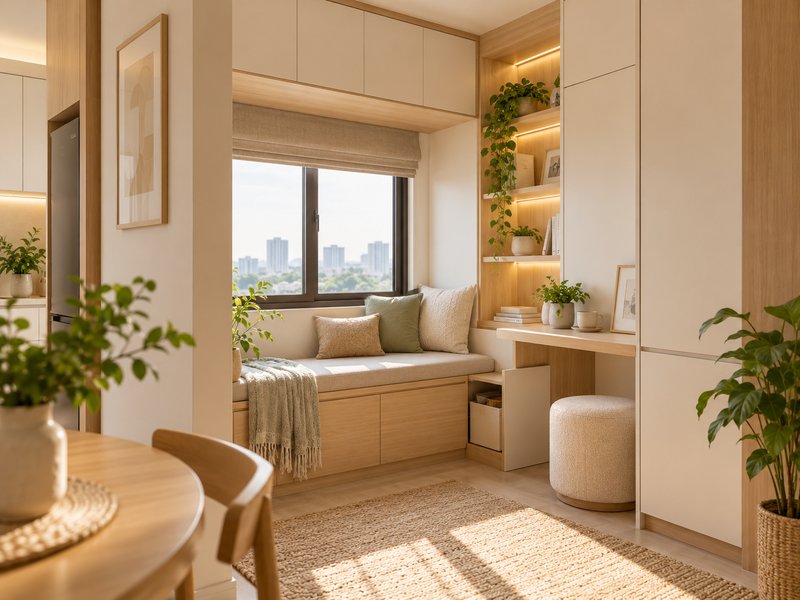 custom interior apartemen Scandinavian