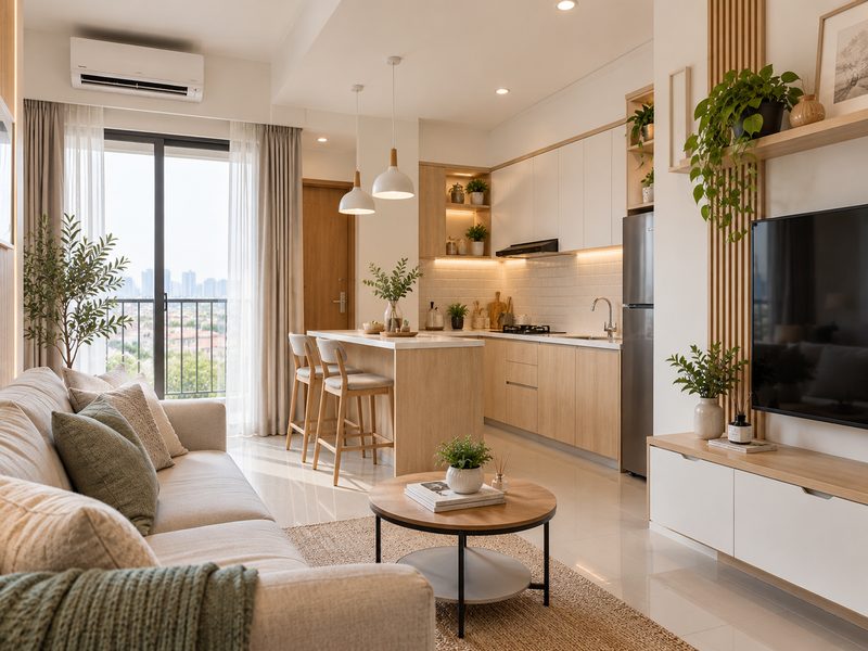 harga interior apartemen Surabaya Barat