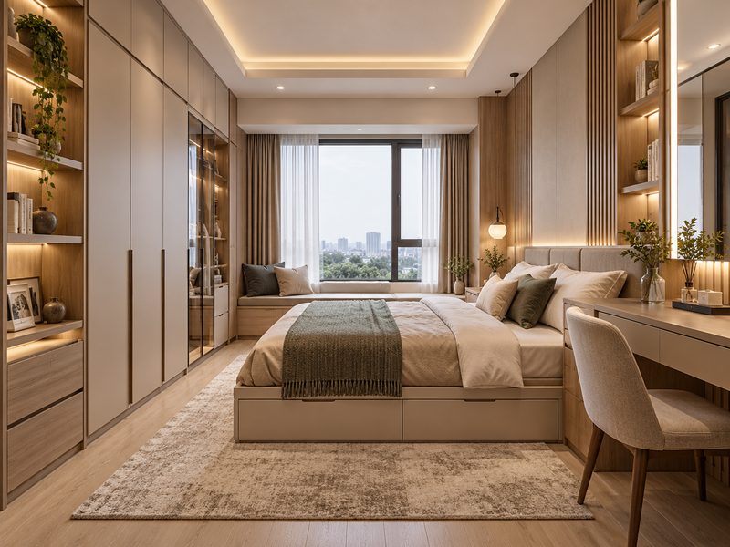 interior kamar custom eksklusif Surabaya Utara