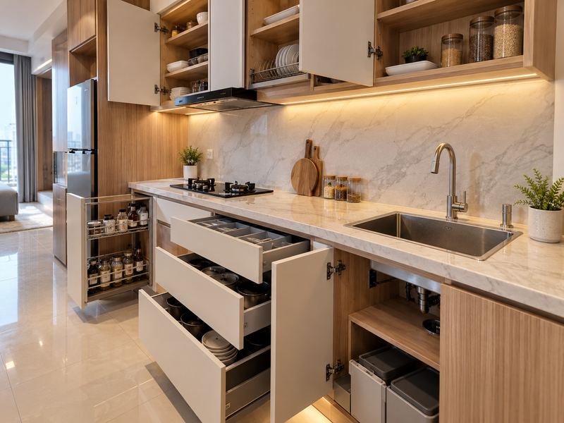 kabinet interior dapur trans icon
