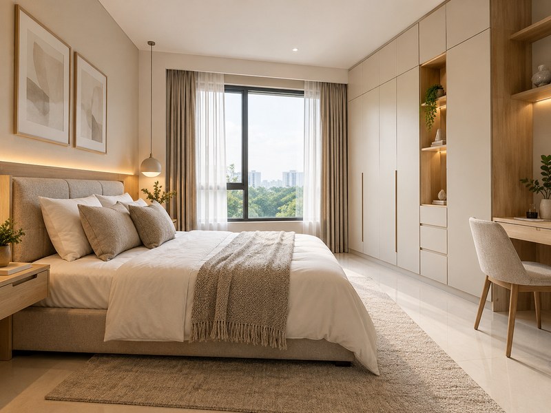 kamar tidur minimalis elegan sidoarjo